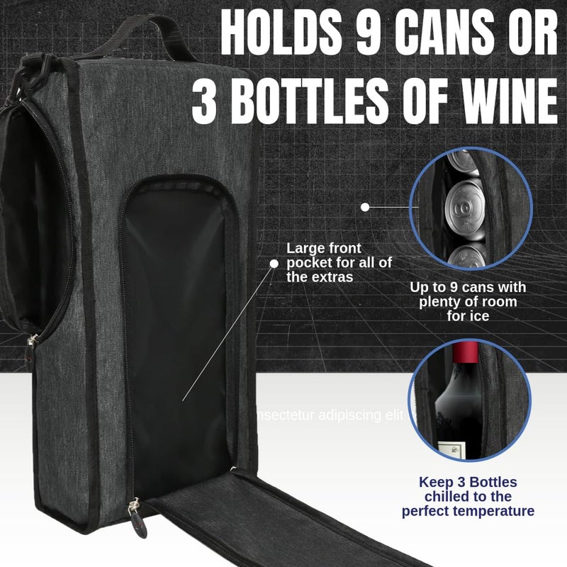 CaddyDaddy Golf 9-Pack Golf Bag Compact Cooler - Image 2